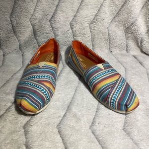 TOMS colorful tribal